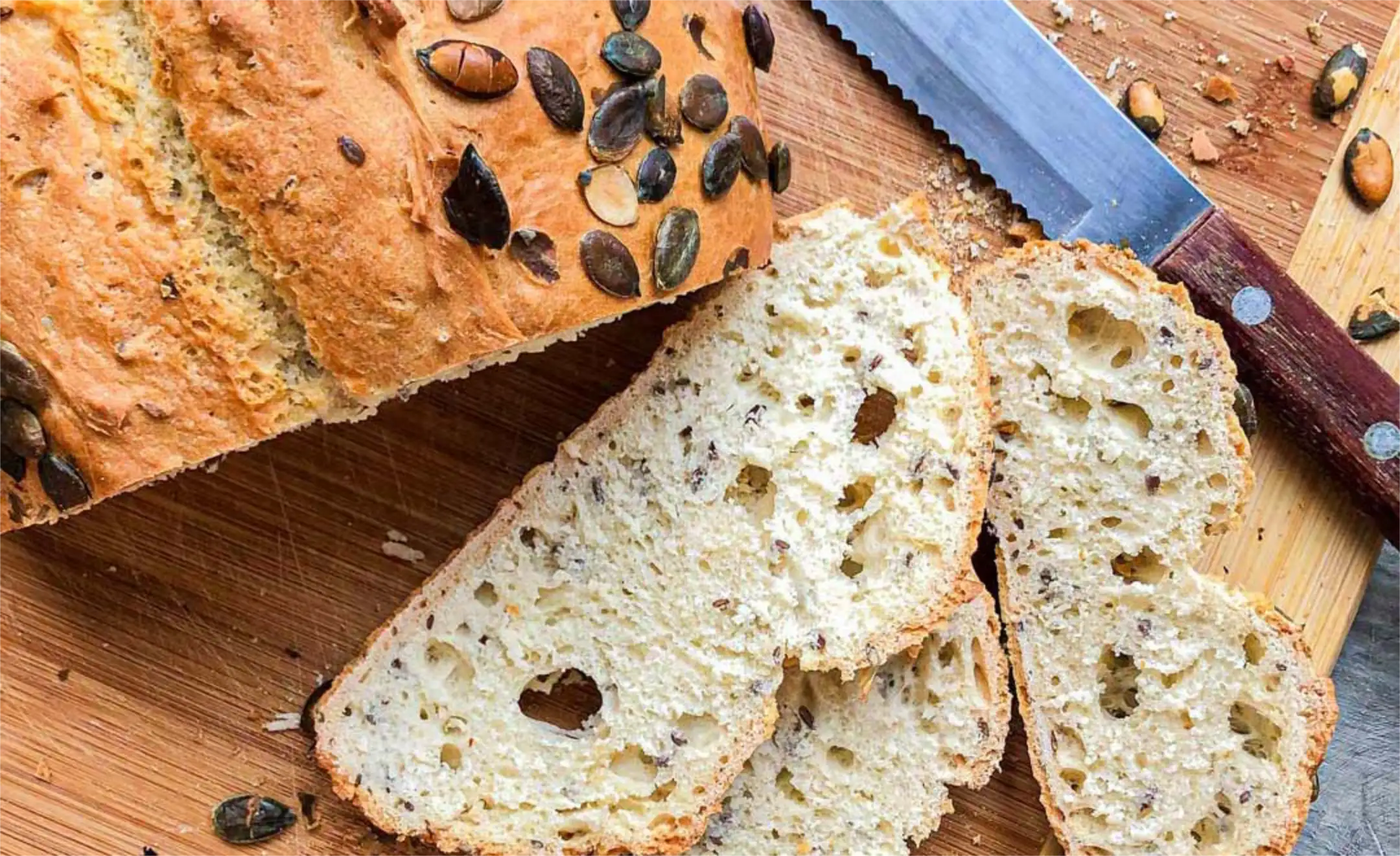 Nahaufnahme von einem einfachen Dinkelbrot.