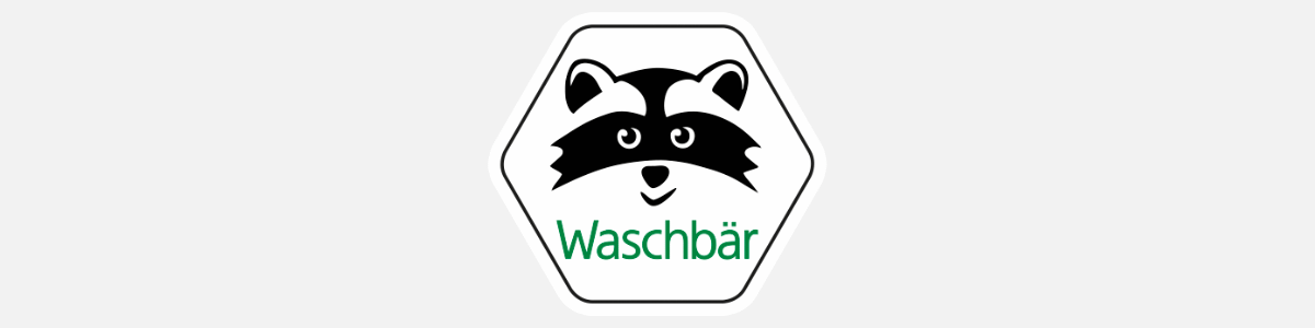 Grafik: Logo vom Waschbär Shop
